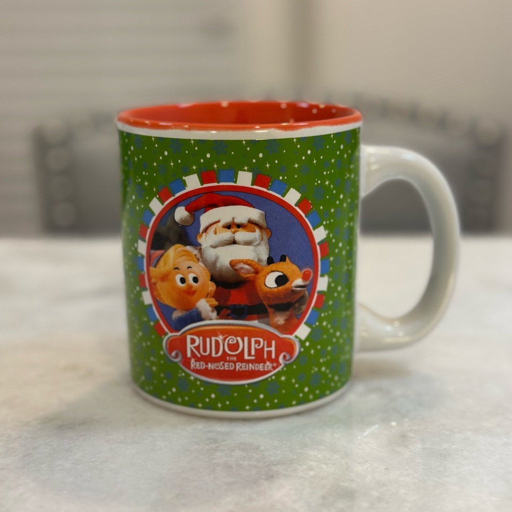 Rudolph the Red-Nosed Reindeer Green Mug